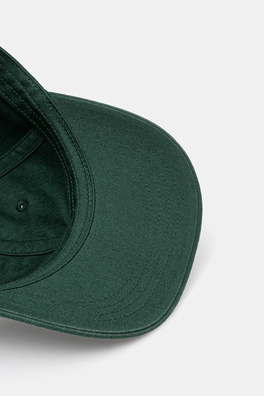 Carhartt WIP czapka z daszkiem bawełniana Madison Logo Cap zielony I023750.36IXX