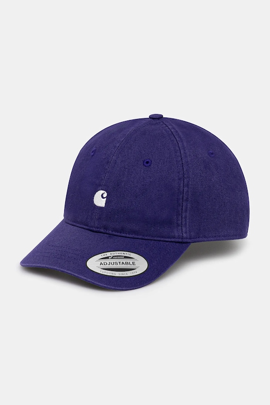 Pamučna kapa sa šiltom Carhartt WIP Madison Logo Cap natpis ljubičasta I023750.39FXX
