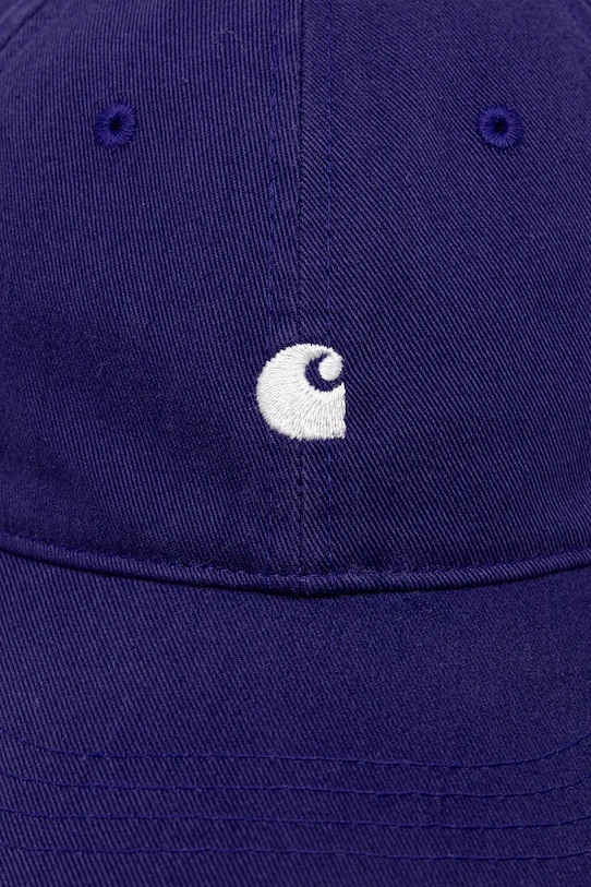Pamučna kapa sa šiltom Carhartt WIP Madison Logo Cap I023750.39FXX ljubičasta AW25