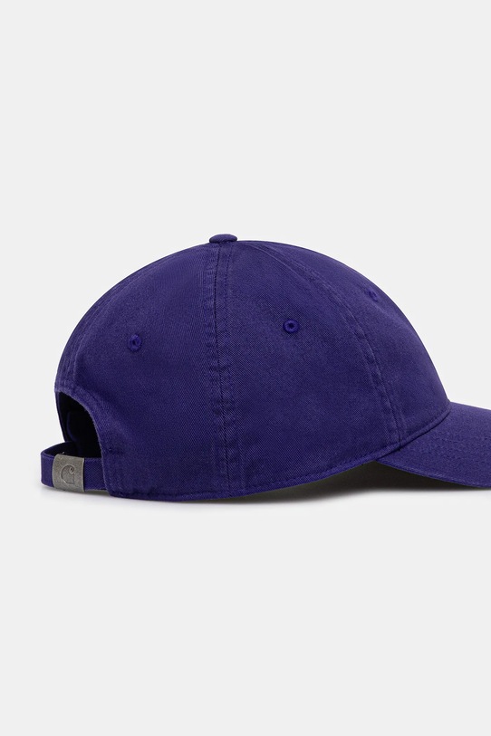 Akcesoria Carhartt WIP czapka z daszkiem bawełniana Madison Logo Cap I023750.39FXX fioletowy