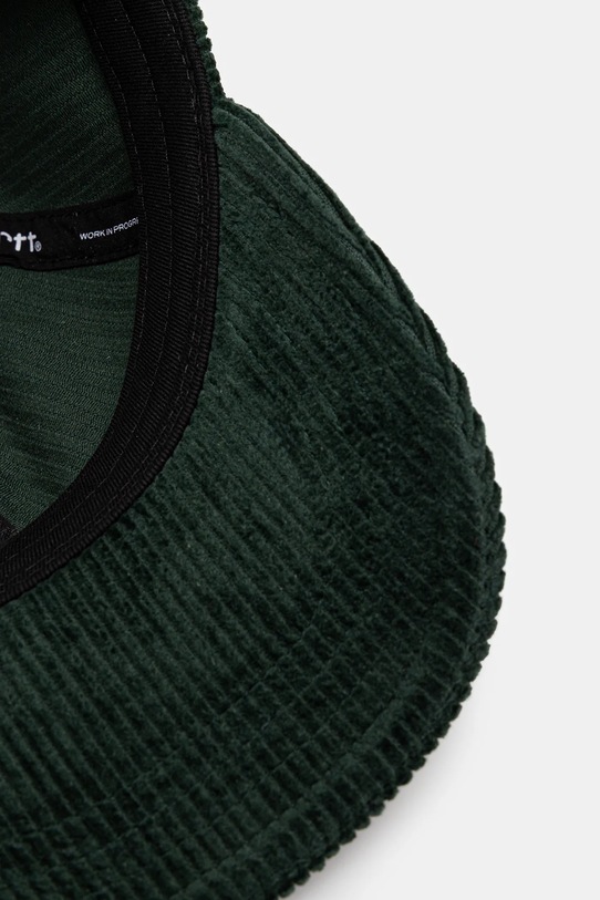 Carhartt WIP czapka z daszkiem sztruksowa Harlem Cap zielony I026890.39OXX
