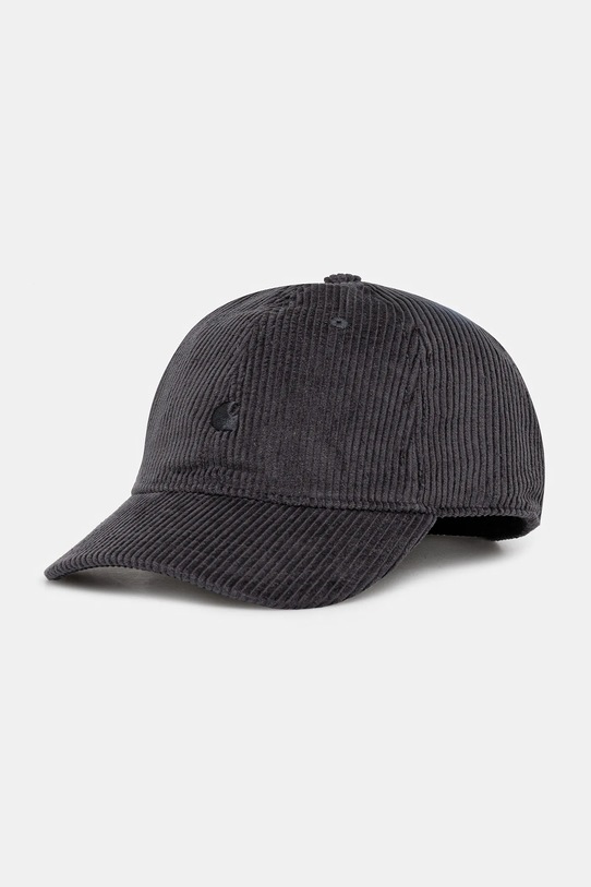 Carhartt WIP șapcă de baseball din bumbac Harlem Cap uni gri I026890.2F9XX