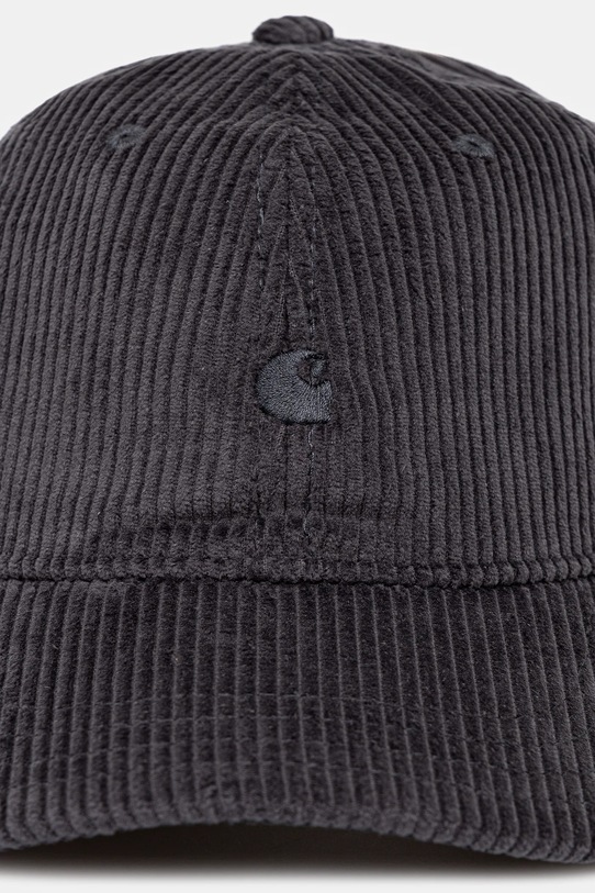Carhartt WIP șapcă de baseball din bumbac Harlem Cap I026890.2F9XX gri AW25
