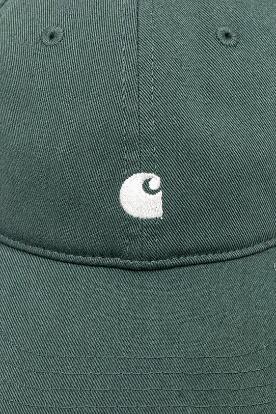 Carhartt WIP czapka z daszkiem bawełniana W' Madison Logo Cap I034606.2OXXX zielony AW25
