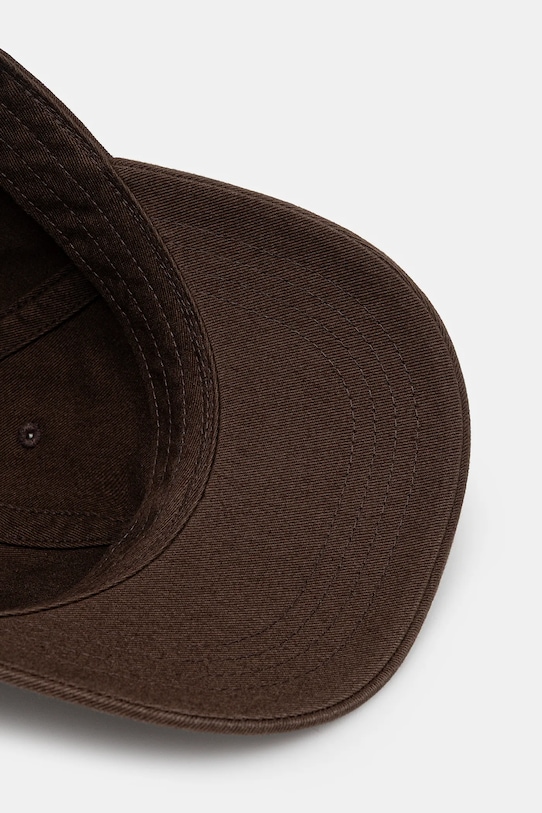 Carhartt WIP czapka z daszkiem bawełniana W' Madison Logo Cap brązowy I034606.3BZXX