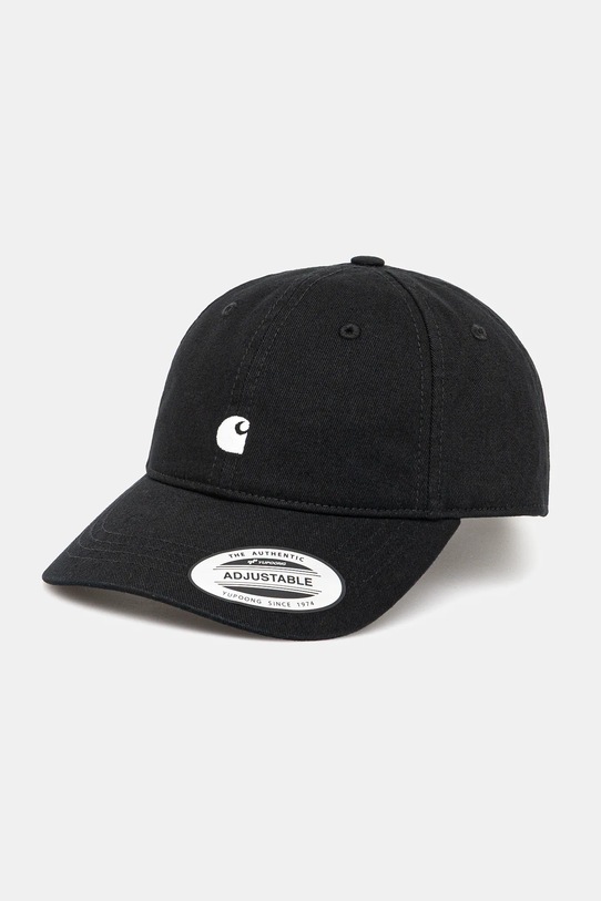 Carhartt WIP czapka z daszkiem bawełniana W' Madison Logo Cap bawełna czarny I034606.K02XX