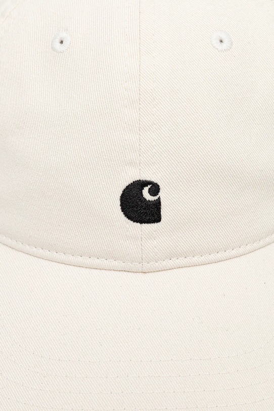 Памучна шапка с козирка Carhartt WIP W' Madison Logo Cap I034606.1T1XX бежов AW25