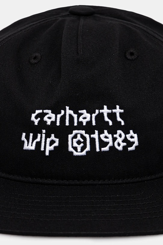 Carhartt WIP căciulă din bumbac Tetra Cap I035658.0D2XX negru AW25
