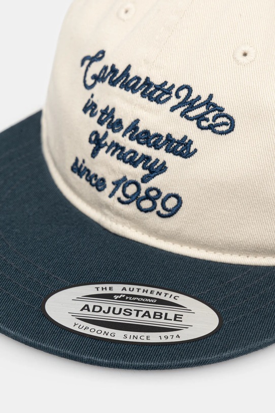Carhartt WIP czapka z daszkiem bawełniana Alston Cap I035659.39TXX beżowy AW25