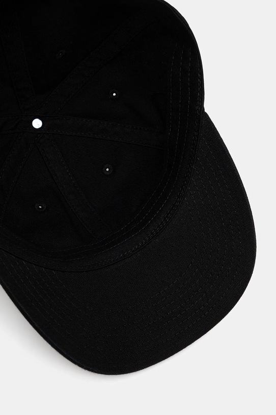 Pamučna kapa sa šiltom Carhartt WIP Schooling Cap crna I035629.K02XX