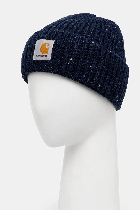 Carhartt WIP pălărie din amestec de lână Anglistic Beanie I013193.3ATXX bleumarin AW25