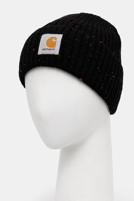 Шапка с вълна Carhartt WIP Anglistic Beanie I013193.3AUXX черен AW25