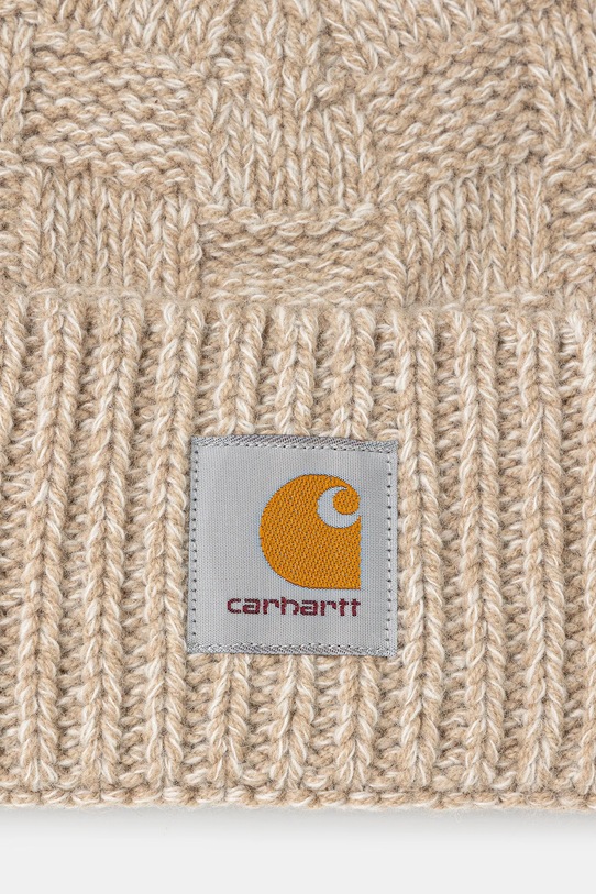Akcesoria Carhartt WIP czapka z dodatkiem wełny Kyloe Beanie I035451.3DAXX beżowy