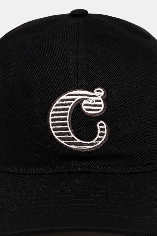 Carhartt WIP czapka z daszkiem bawełniana Cold World Cap I035663.89XX czarny AW25