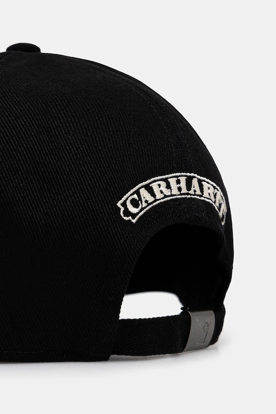 Akcesoria Carhartt WIP czapka z daszkiem bawełniana Cold World Cap I035663.89XX czarny