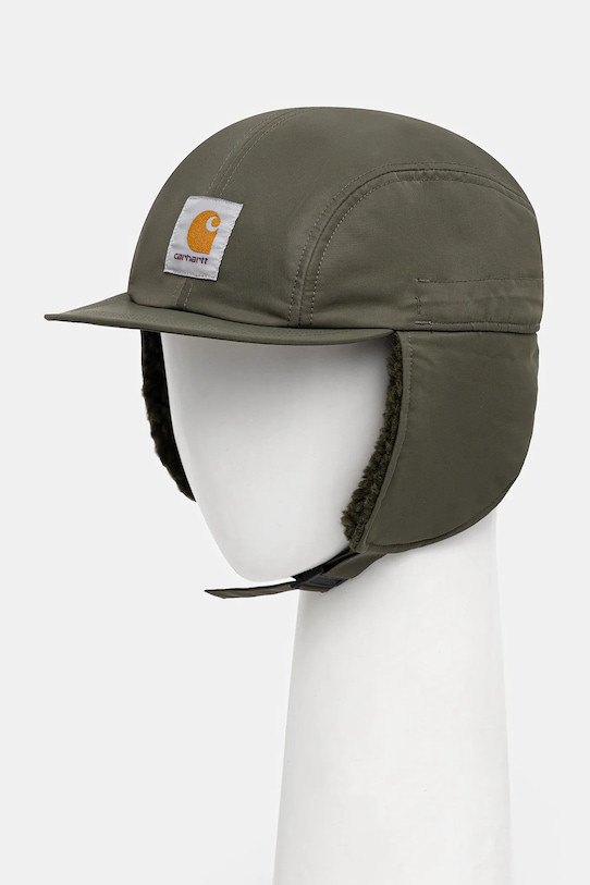 Carhartt WIP czapka z daszkiem Oltera Ear Guard Cap I035409.63XX zielony AW25