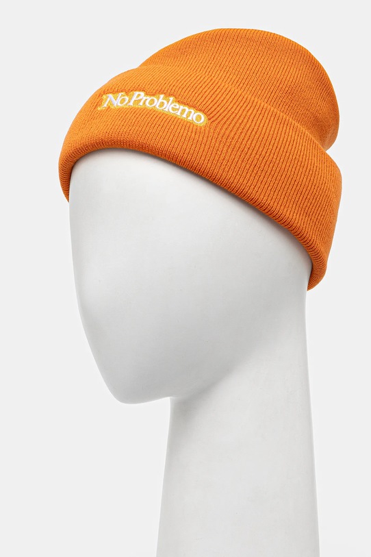 No Problemo czapka Beanie NP9020904 pomarańczowy AW25