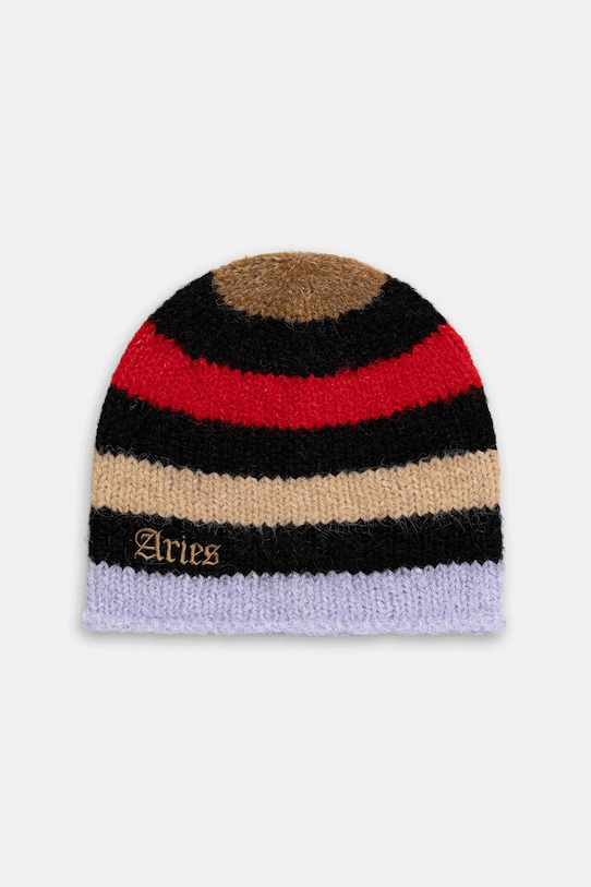 Aries cappello con lana Brushed Stripe a maglia fine multicolore AR9003304