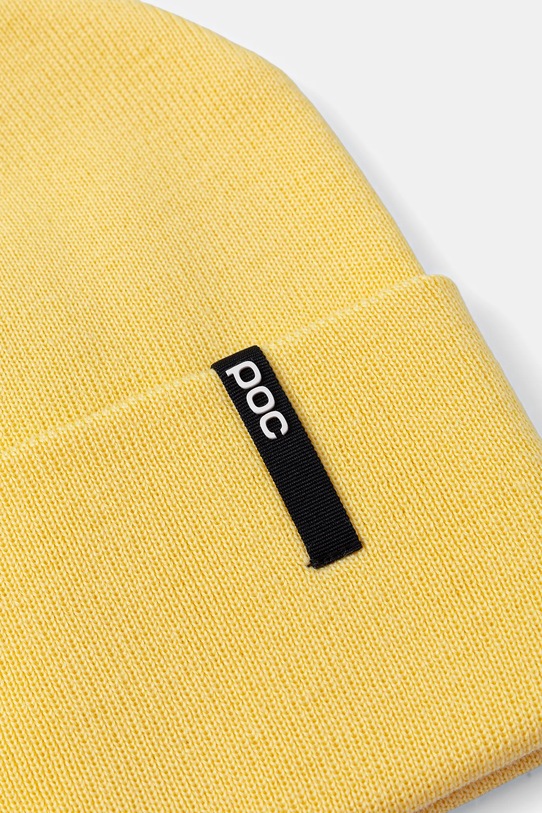 POC czapka z dodatkiem wełny 64312 żółty AW25