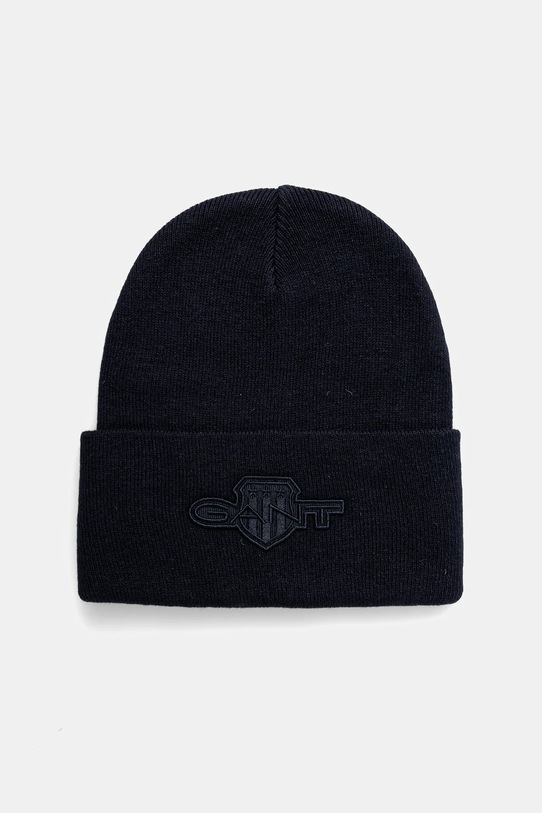 Gant czapka z domieszką wełny z domieszką wełny granatowy 9910050