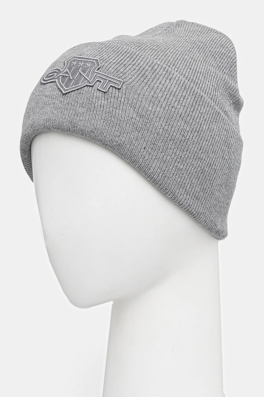 Akcesoria Gant czapka z domieszką wełny 9910050 szary