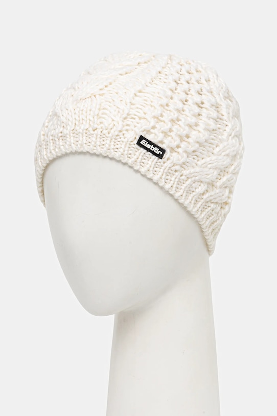 Eisbar czapka z dodatkiem wełny Afra MÜ E75040 beżowy AW25