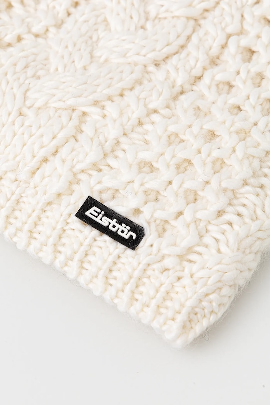 Akcesoria Eisbar czapka z dodatkiem wełny Afra MÜ E75040 beżowy