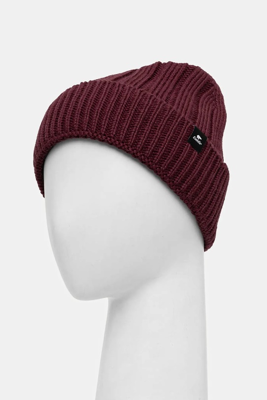 Akcesoria Eisbar czapka z dodatkiem wełny Ayo MÜ E31006 bordowy
