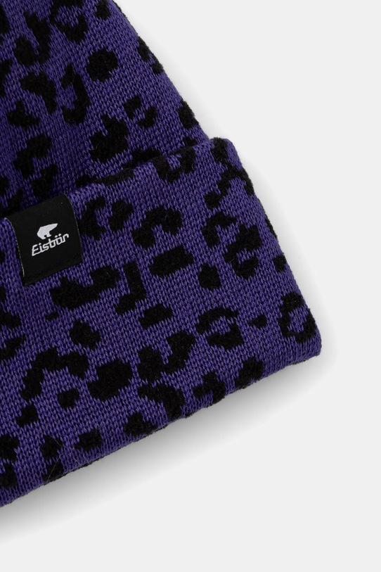 Eisbar czapka z dodatkiem wełny Banto MÜ E31010 fioletowy AW25