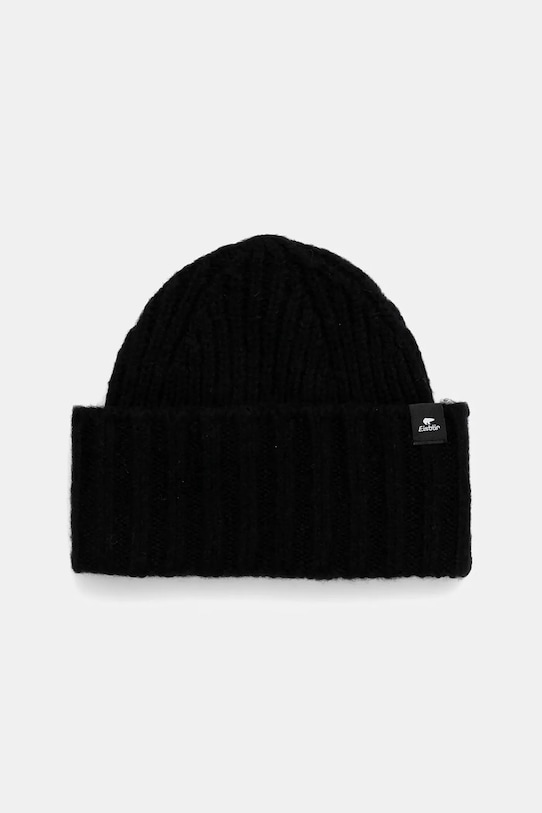 Eisbar czapka z dodatkiem wełny Basso MÜ średniej grubości czarny E31004