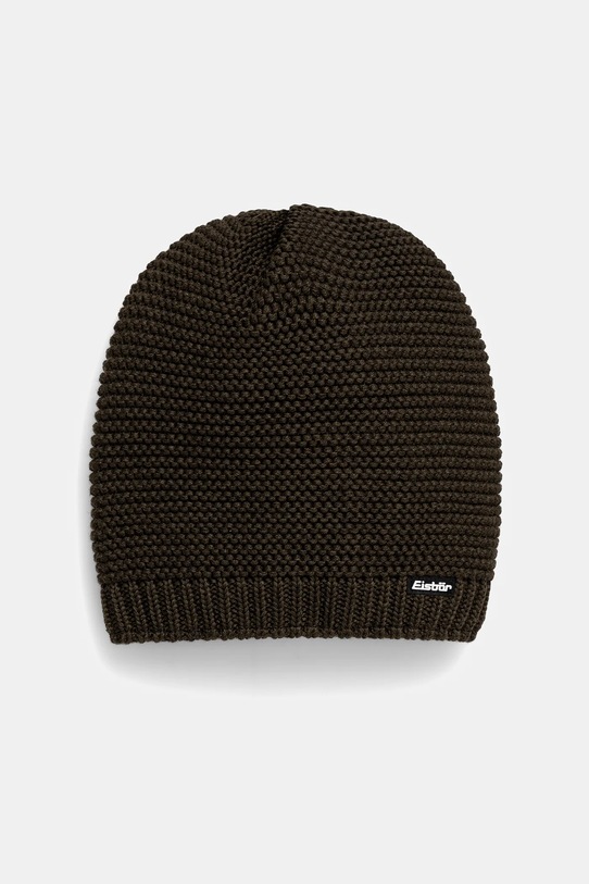 Eisbar czapka z dodatkiem wełny Corson OS MÜ średniej grubości zielony E30336