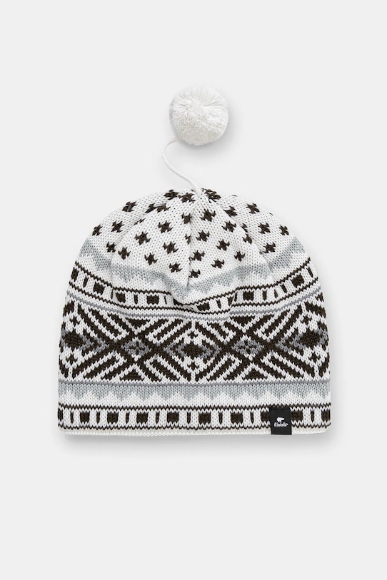 Eisbar czapka z dodatkiem wełny Hanz MÜ średniej grubości biały E31018