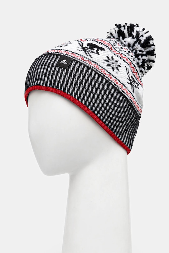 Eisbar czapka z dodatkiem wełny Retroski Pompon MÜ E31016 szary AW25