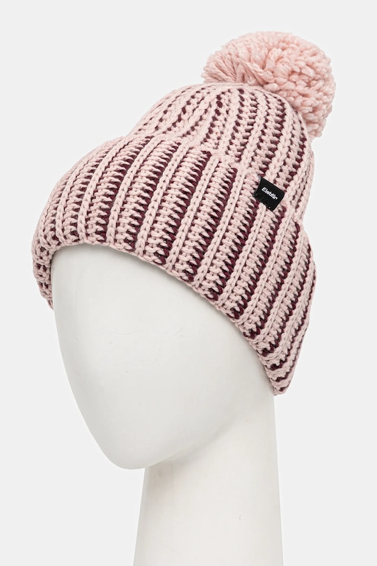 Eisbar czapka z dodatkiem wełny Ronda Pompon MÜ E30977 różowy AW25