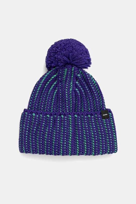 Eisbar pălărie din amestec de lână Ronda Pompon MÜ cu modele violet E30977