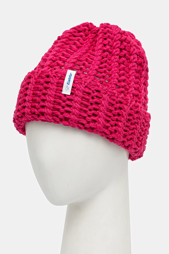 Čiapka s prímesou vlny Eisbar Selda MÜ E31025 ružová AW25
