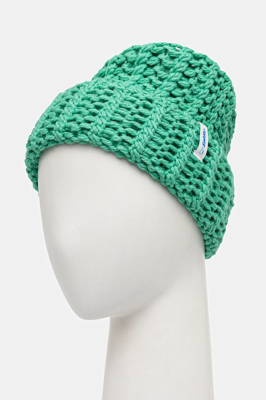 Eisbar czapka z dodatkiem wełny Selda MÜ E31025 zielony AW25