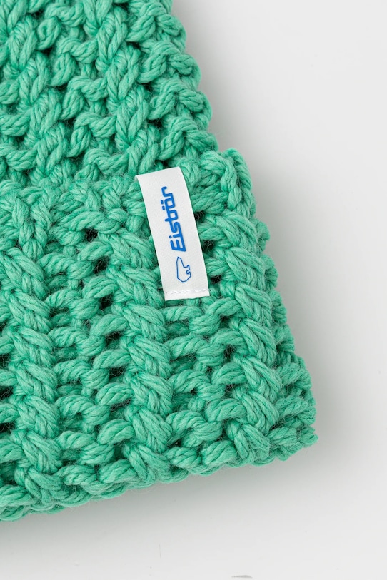 Akcesoria Eisbar czapka z dodatkiem wełny Selda MÜ E31025 zielony