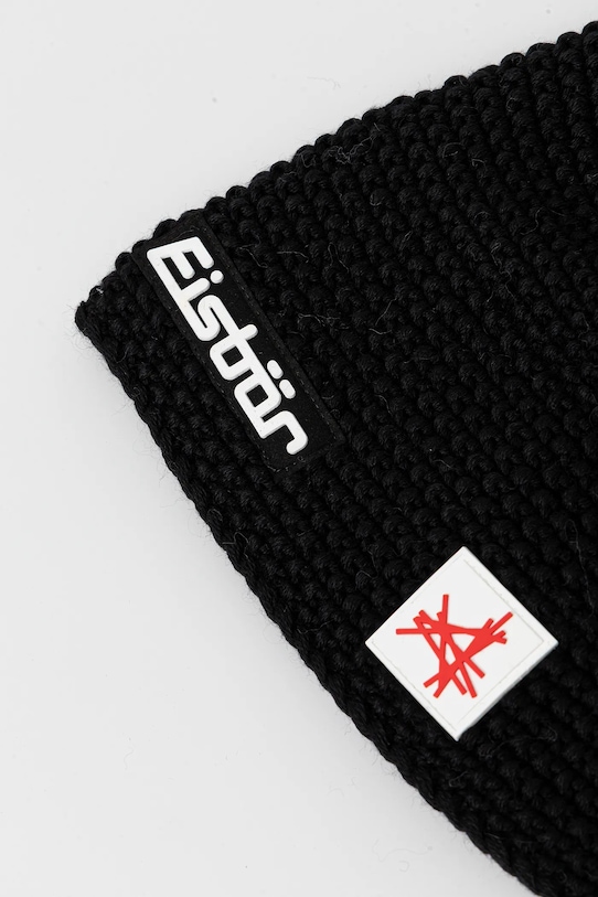 Akcesoria Eisbar czapka z dodatkiem wełny Jamie Pompon MÜ SA E33171 czarny