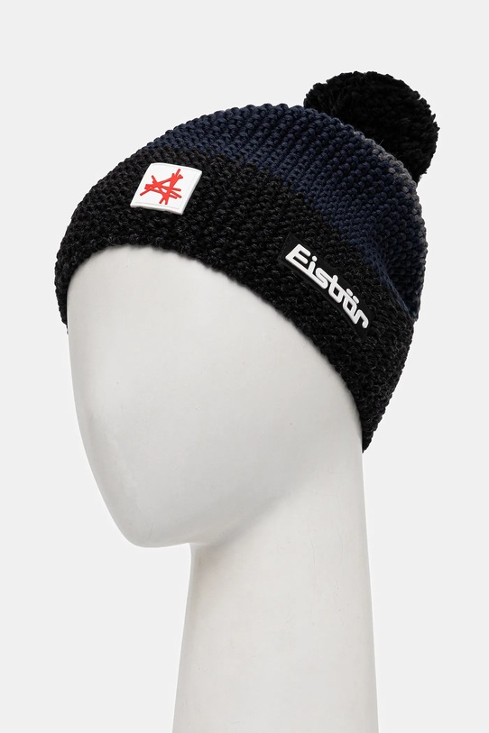 Eisbar czapka z domieszką wełny Star Pompon MÜ SA E33172 granatowy AW25