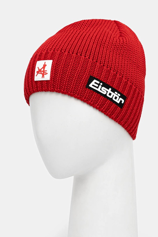 Eisbar czapka z dodatkiem wełny Trop MÜ SA E33166 czerwony AW25