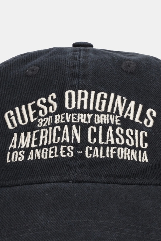 Guess Originals czapka z daszkiem bawełniana M5BZ13.W4230 czarny AW25