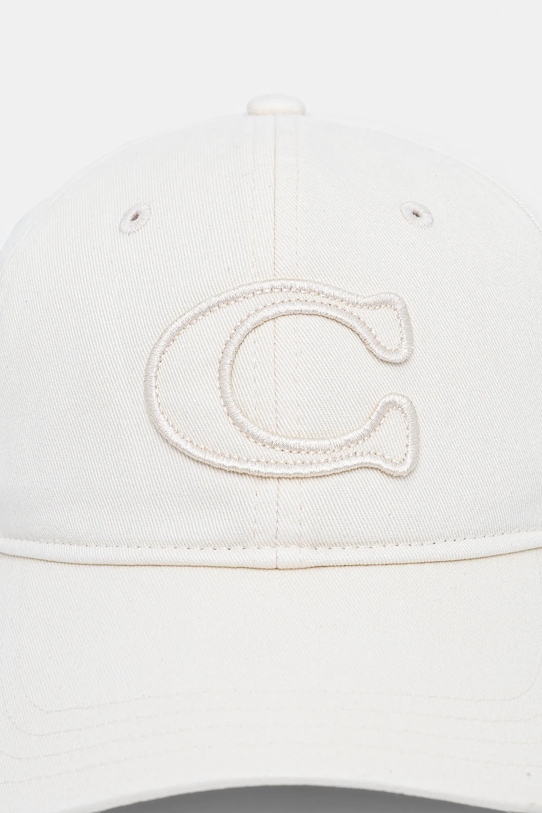 Coach berretto da baseball in cotone 29CCN89 beige AW25