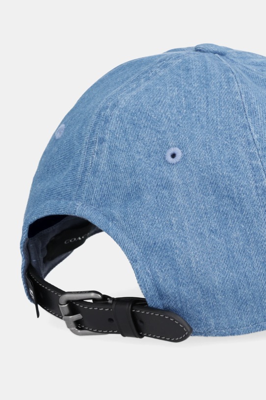 Akcesoria Coach czapka z daszkiem bawełniana 29CCN89 niebieski