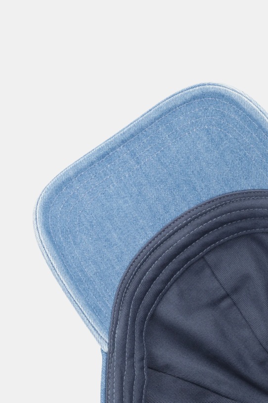 Coach czapka z daszkiem bawełniana niebieski 29CCN89