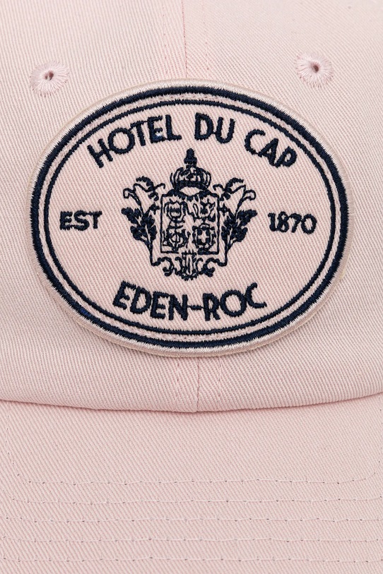 Sporty & Rich czapka z daszkiem bawełniana Eden Crest AC04060621P140 różowy AW25