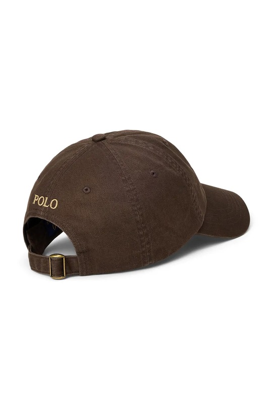 Polo Ralph Lauren czapka z daszkiem bawełniana CLASSIC SPORT 710667709163 brązowy AW25