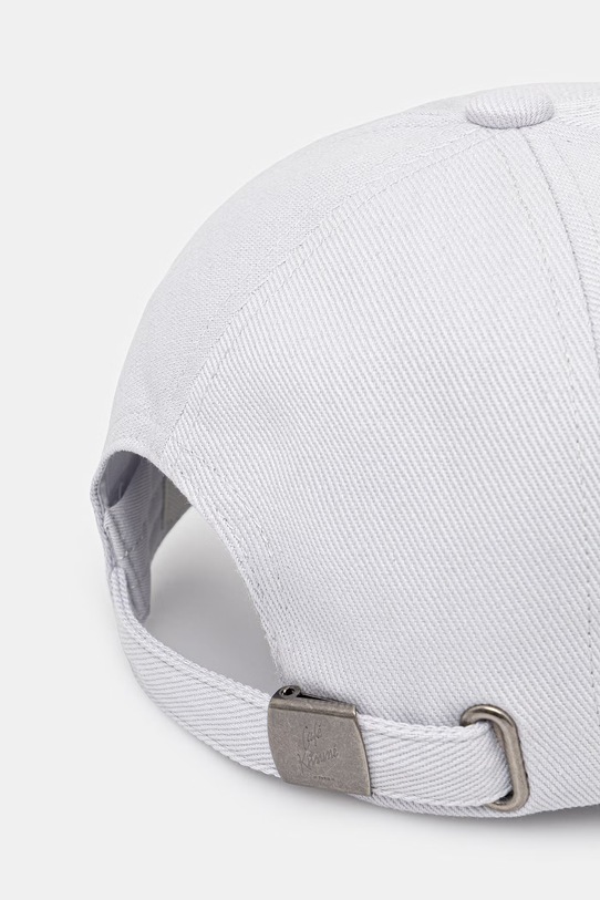 Akcesoria Café Kitsuné czapka z daszkiem bawełniana CKNU06102WW0096 niebieski