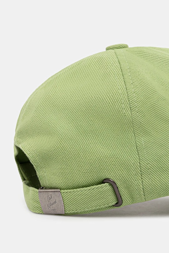 Akcesoria Café Kitsuné czapka z daszkiem bawełniana CKNU06102WW0096 zielony