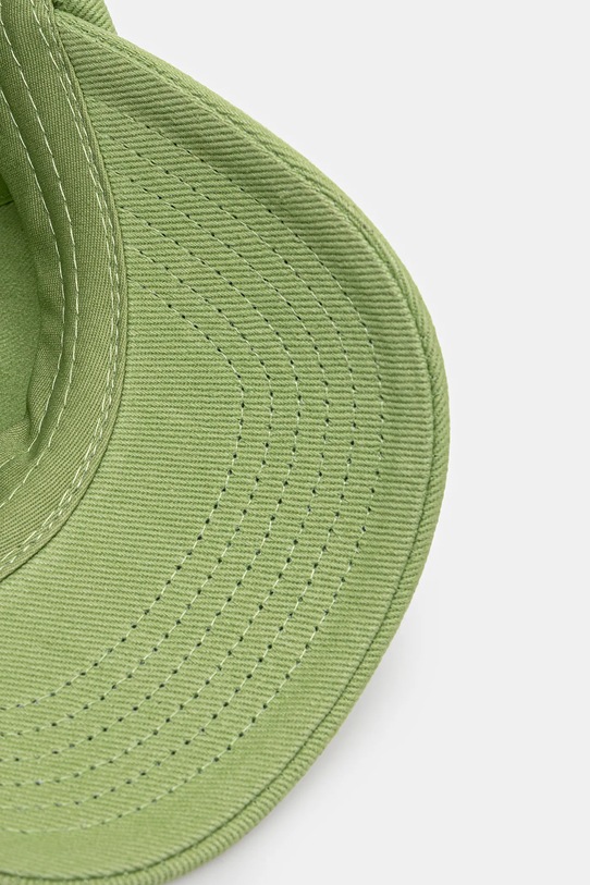 Café Kitsuné czapka z daszkiem bawełniana zielony CKNU06102WW0096